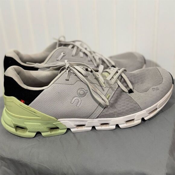 On Running Cloudswift Men’s 12.5 US Gray Lime Green Sneakers Athletic Shoes - Picture 5 of 8